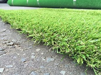 laying synthetic turf