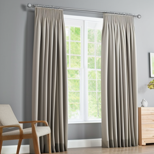 Pencil Pleat Curtain in the living room