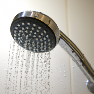water flows fine from the shower head