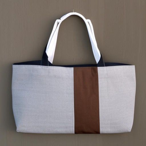 a handmade tote bag